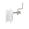 316 S.S/WHITE NYLON LOCK COMPRESSIO