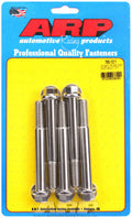 ARP M12 x 1.75 x 100 Hex Black SS Bolts (5/pkg)