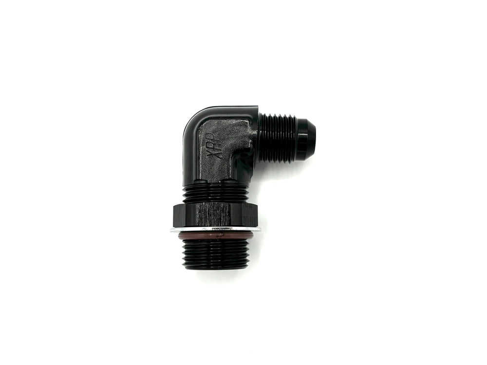 -6 Male Flare to -8 O-Ring Boss 90 Degree