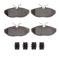 R1 00-06 Lincoln Ls Rear Euro Ceramic Brake Pads and Hardware Kit