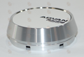 Advan 73mm Middle Centercap - White/Silver Alumite