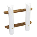 TEAK 2-TUBE TOURNAMENT ROD HOLDER