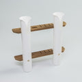 TEAK 2-TUBE TOURNAMENT ROD HOLDER
