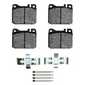 R1 72-79 Mercedes-Benz 280SE Front Semi Met Pads & Hardware Kit
