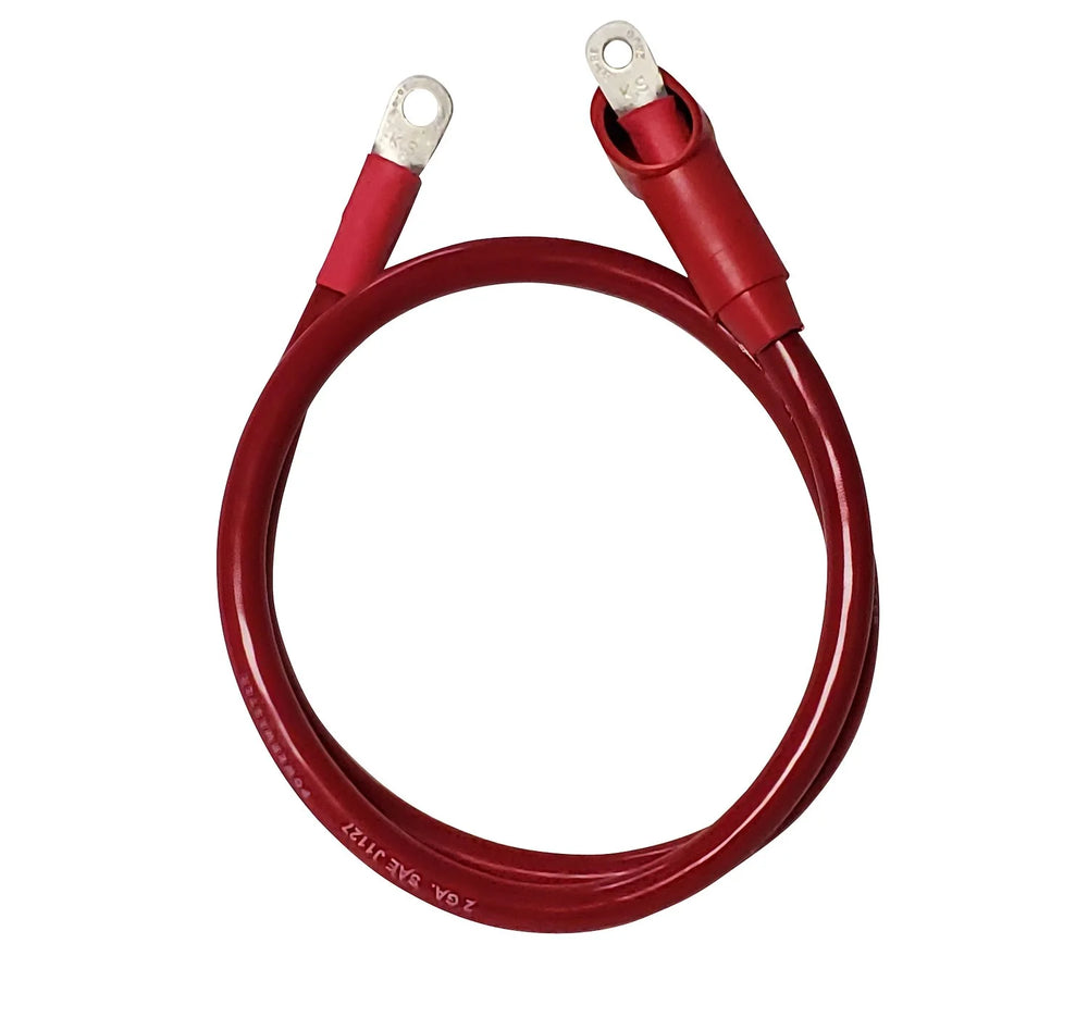 ALT CHARGE WIRE 2G 3 FT W/2 5/16 EYELETS