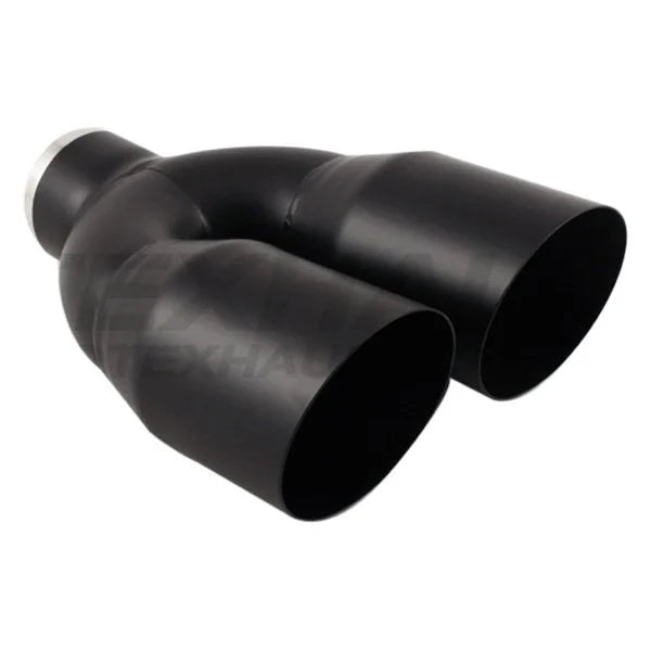 DUAL ANGLE CUT SS EXHAUST TIP 2.25IN ID / 3.50IN OD