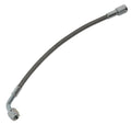 Fragola -4AN PFTE Black Hose Assembly Straight x 90 Degree 10in