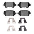 R1 02-08 Saturn Astra Rear Euro Ceramic Brake Pads and Hardware Kit