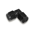 BLACK 90 DEG. NUT TO NUT LOW PROFILE