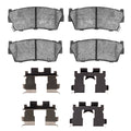 DFC 89-98 Chevrolet/Geo Tracker Front 5000 Advanced Ceramic Brake Pads and Hardware Kit