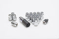 CHROME LUG NUT AND LOCK SYSTEM ACORN 12MM X 1.25