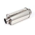 DC Sports Universal Round Muffler 3 Inlet 4 Outlet