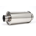 DC Sports Universal Round Muffler 3 Inlet 4 Outlet