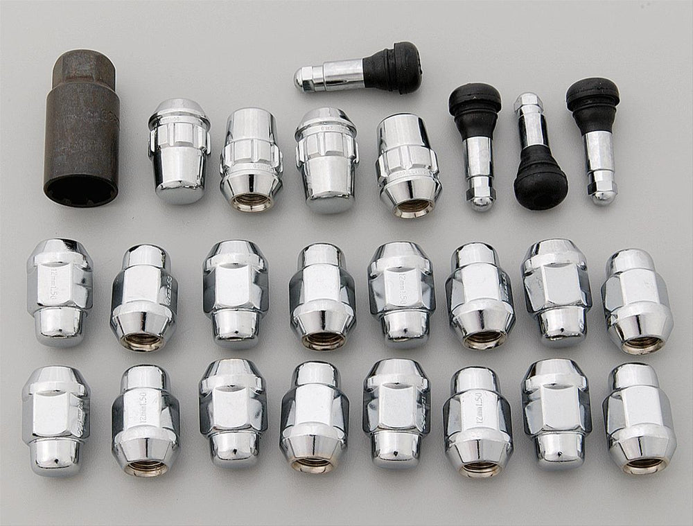 WHEEL INSTALLATION KITS WITH GORILLA LOCKS ACORN BULGE (13/16IN HEX) 12MM X 1.50