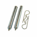 PIVOT PIN(2) W/GR FIT,ZINC REPLACES