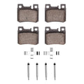DFC 86-95 Mercedes-Benz C280 Rear 5000 Advanced Low Metallic Brake Pads and Hardware Kit