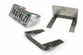 ~(5 lbs. 13X9X4)~ Destroyer Front Bumper License Plate Mount Bare Steel 2007-2017 Jeep JK Wrangler