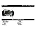 Centric Premium Wheel Cylinder - Front Left