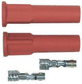 Pro Race Spark Plug Boot & Terminal Kit, Straight, Red, Set Of 8 MSD Ignition