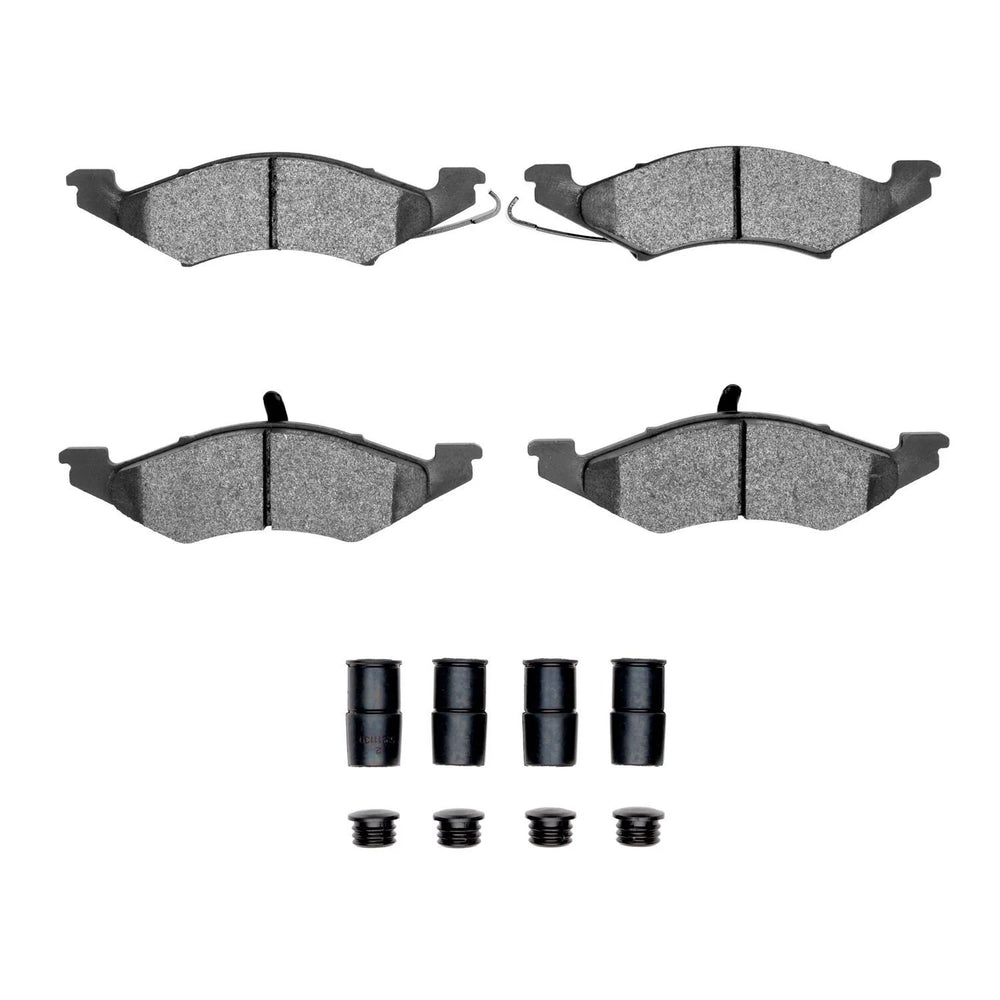 R1 83-94 Ford EXP Front Semi Met Pads & Hardware Kit