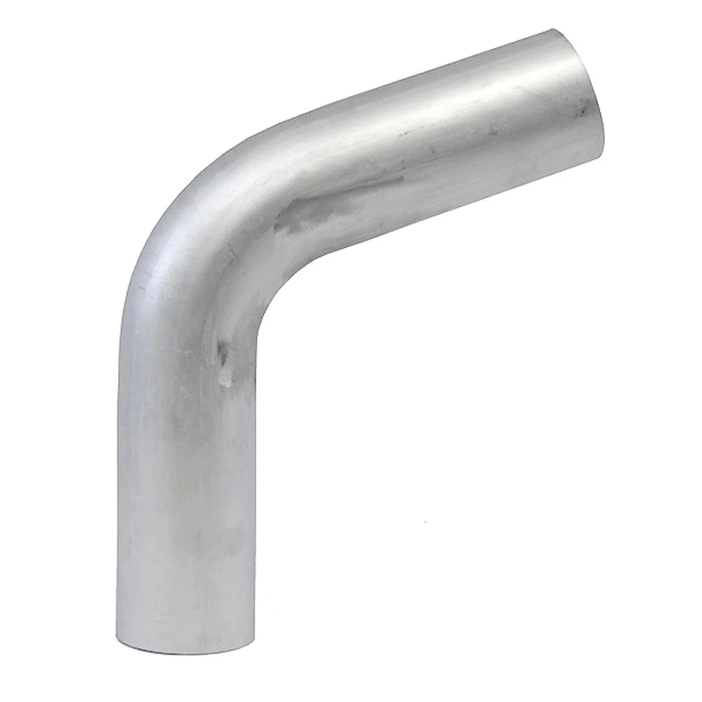 HPS Performance 2.25 OD 70 Degree Bend 6061 Aluminum Elbow Pipe 16 Gauge w/ 3 CLR