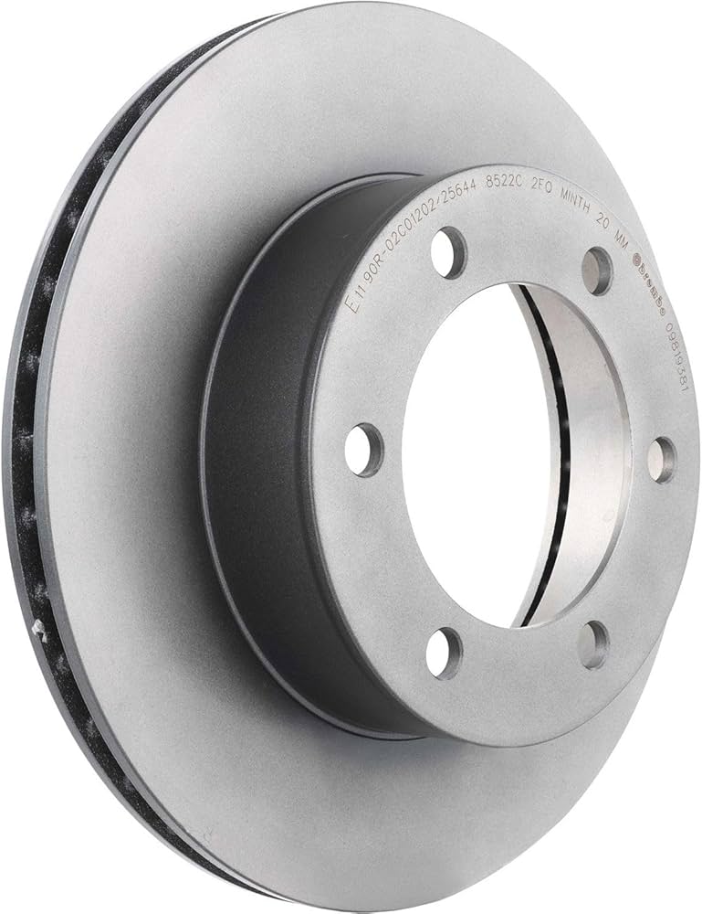 Brembo 96-02 Toyota 4Runner/95-04 Tacoma Front Premium UV Coated OE Equivalent Rotor
