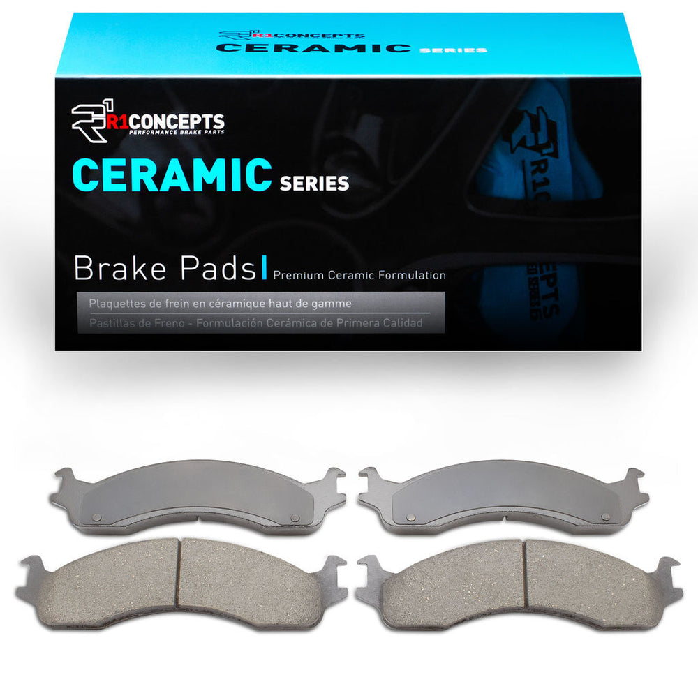 R1 95-07 Ford E-450 Super Duty Front Ceramic Brake Pads