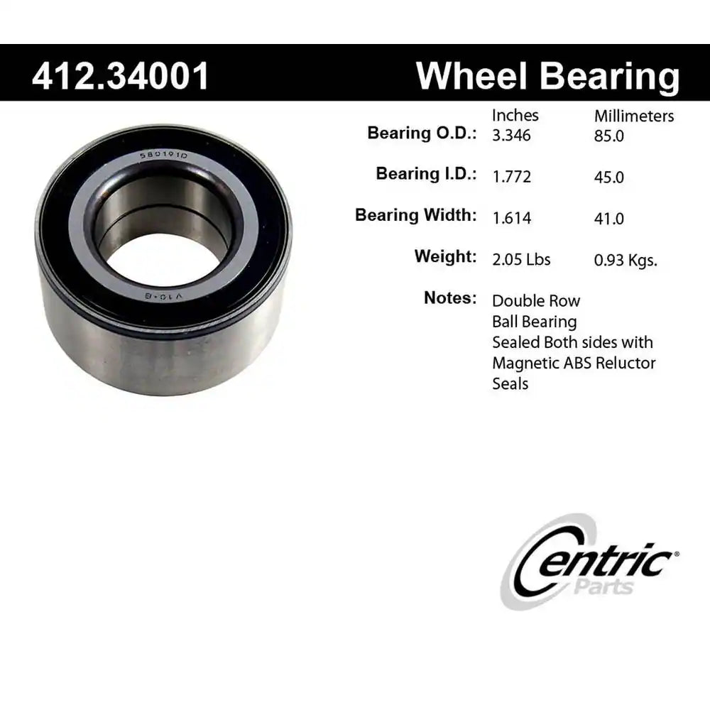 Centric Standard Ball Bearing - Front/Rear