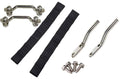 Kentrol 76-95 Jeep CJ/YJ Door Strap Kit Polished Stainless Steel