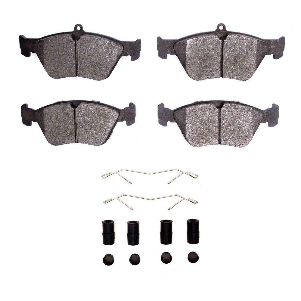 R1 94-96 Saab 900 Front Semi Met Pads & Hardware Kit