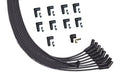 Moroso Universal V8 135 Deg Plug Unsleeved HEI Ultra Spark Plug Wire Set - Black