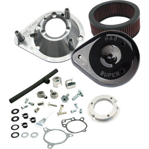 S&S Cycle Contrast Cut Air Cleaner Inner Cap - Gloss Black