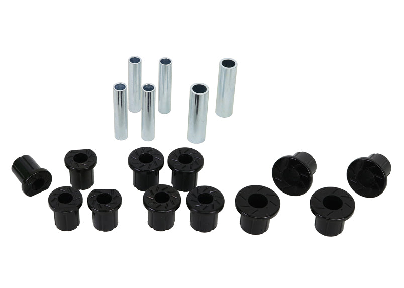 Spring - bushing kit 12 Bushings 6 Tubes Grease Install Guide