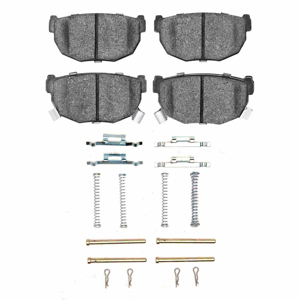 R1 81-98 Nissan Maxima Rear Optimum OE Brake Pads and Hardware Kit