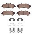 DFC 99-11 Cadillac DTS Rear 4000 HybriDynamic Brake Pads and Hardware Kit