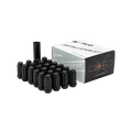 LUGNUT CLOSED END BLACK ACORN LONG 12X1.75 1.90 IN 5 LUG (20PCS)