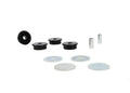 Trailing arm - lower front bushing 4 Bushings 2 Tubes 4 Washers Grease