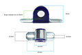 Superpro MGB/C 22mm Sway Bar Mount Bushing & Bracket Set