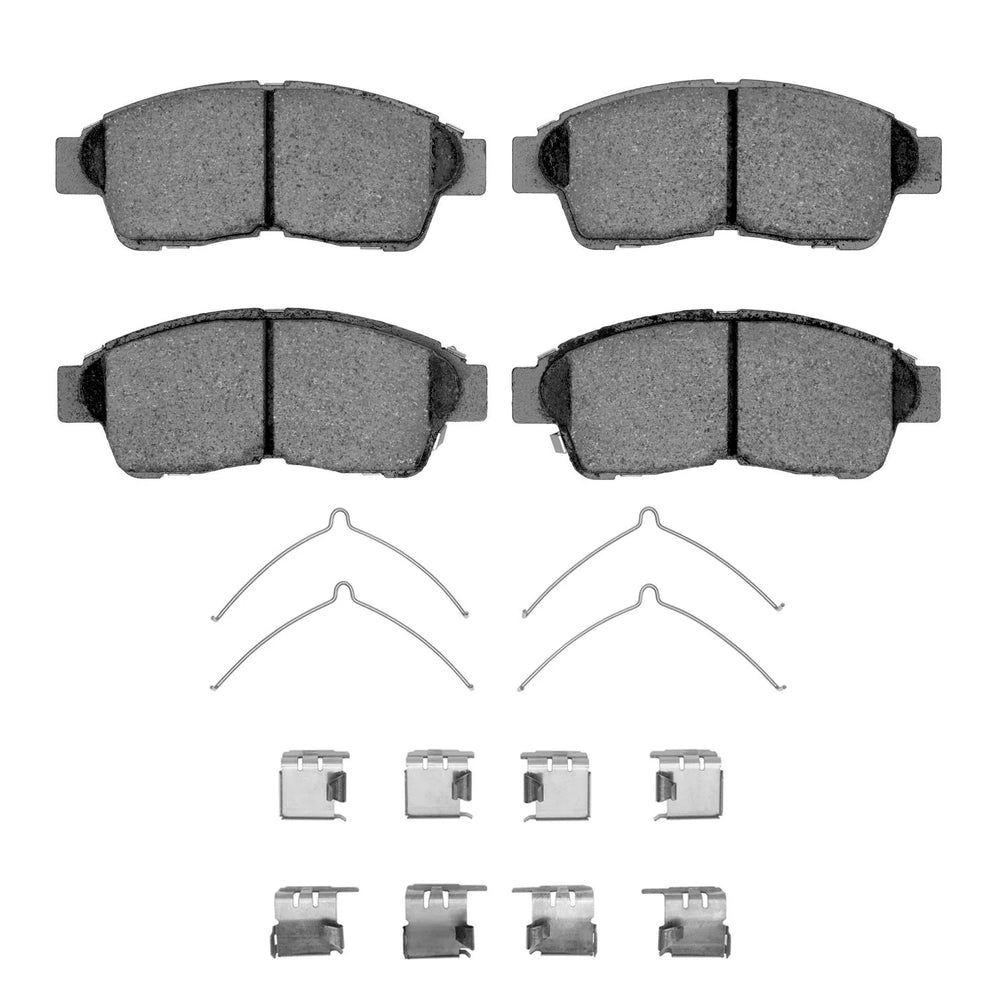 R1 97-01 Toyota Camry Front Semi Met Pads & Hardware Kit