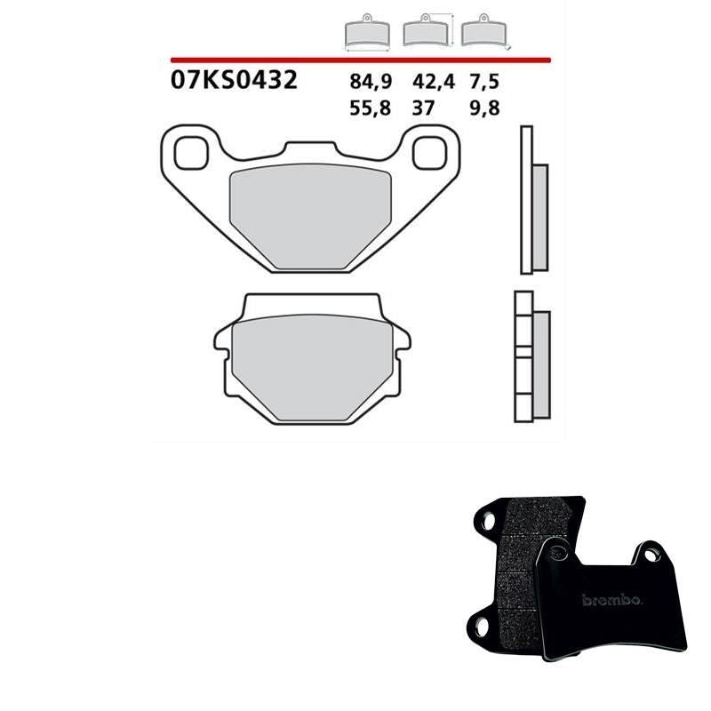 Brembo OE 80-80 Batavus Grand Prix 50cc Brake Pad - Front