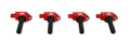 MSD Ignition Coil Blaster Series Red Fits Subaru, Scion And Toyota 2.0L Boxer 2015-2019, Red MSD Ignition