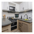 REVIVE BACKSPLASH GREY MARBLE PICKET 18IN X 24IN