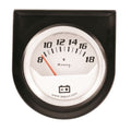 2-5/8 Dia Voltmeter Gauge Silver 8-18 Volts