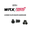 Billetworkz Kinda Sus Plate Delete - Fits 2021 Crosstrek Premium/Limited: Holes 8.25 Apart (OEM Round Holes)