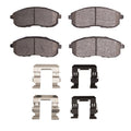 R1 07-14 Suzuki Sx4 Crossover Front Semi Met Brake Pads and Hardware Kit