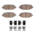 R1 18-25 Jeep Wrangler Rear Ceramic Pads & Hardware Kit