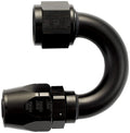 #6 180 Deg Dbl Swivel Hose End Black