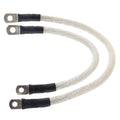 All Balls Racing 89-94 Harley FXLR Low Rider Custom Battery Cable Kit Clear