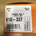 WHEEL BOLT, M12-1.5 X 22.