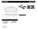 Centric Premium Semi-Metallic Brake Pads w/Shims and Hardware - Front/Rear